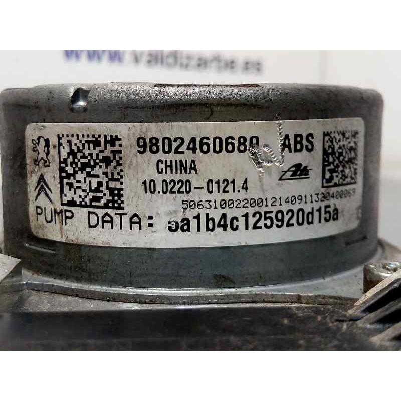 Recambio de abs para citroën c3 collection referencia OEM IAM 9802460680 10091511673 10022001214