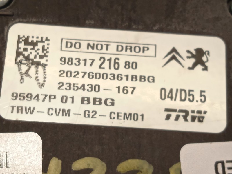 Recambio de modulo electronico para renault clio iv (bh_) 0.9 tce 90 referencia OEM IAM 9831721680  