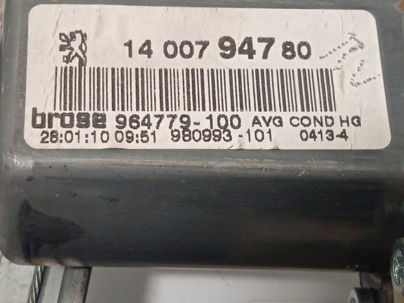 Recambio de elevalunas delantero izquierdo para citroën c8 (ea_, eb_) 2.0 hdi referencia OEM IAM 1400794780  
