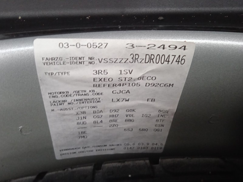 seat exeo st (3r5) del año 2013