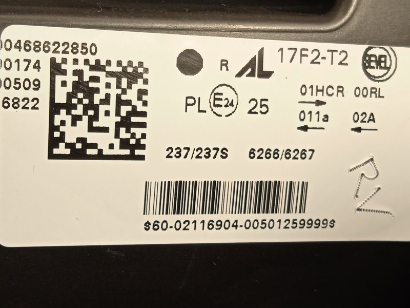 Recambio de faro derecho para fiat ducato furgoneta (250_) 180 multijet 2,3 d referencia OEM IAM 46862285 00468622850 