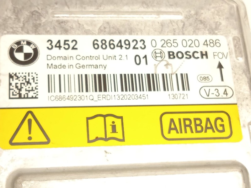 Recambio de kit airbag para bmw 5 touring (f11) 520 d referencia OEM IAM NOREF 34526864923 32306783839