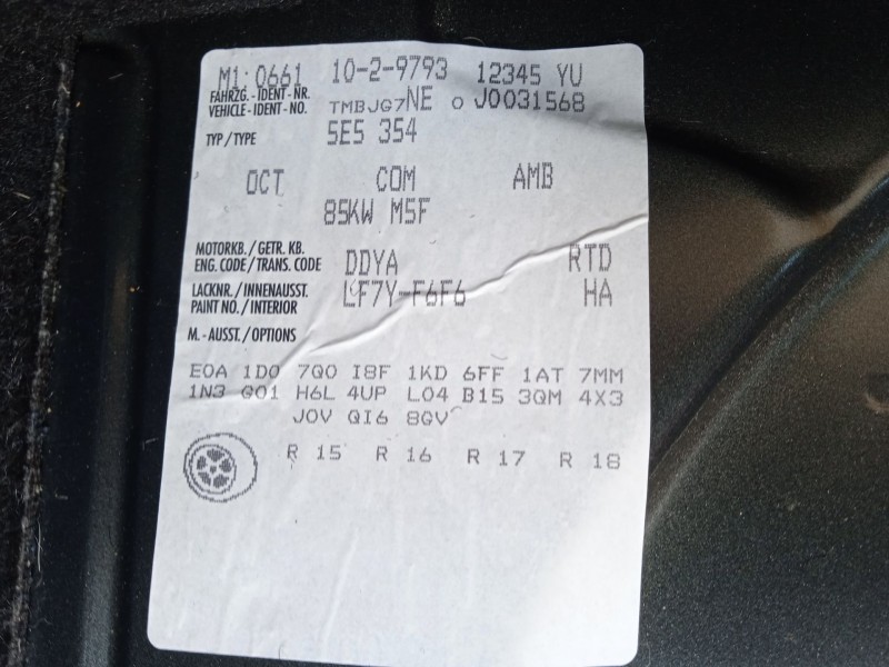 skoda octavia iii combi (5e5, 5e6) del año 2017