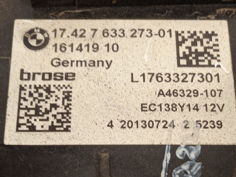 Recambio de electroventilador para bmw 5 touring (f11) 520 d referencia OEM IAM 17427633273 17428509740 