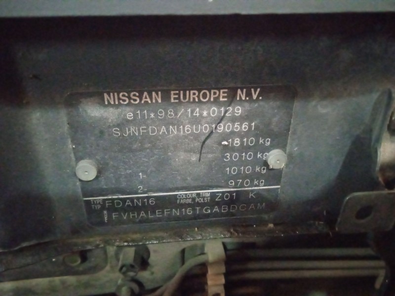 nissan almera ii hatchback (n16) del año 2001