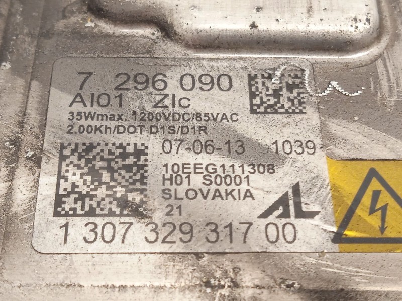 Recambio de centralita faros xenon para bmw 5 touring (f11) 520 d referencia OEM IAM 7296090 63117317408 130732931700