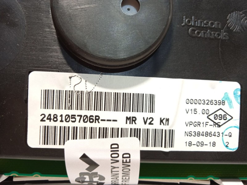 Recambio de cuadro instrumentos para dacia sandero ii 1.0 sce 75 (b8jc, b8jd) referencia OEM IAM 248105706R  