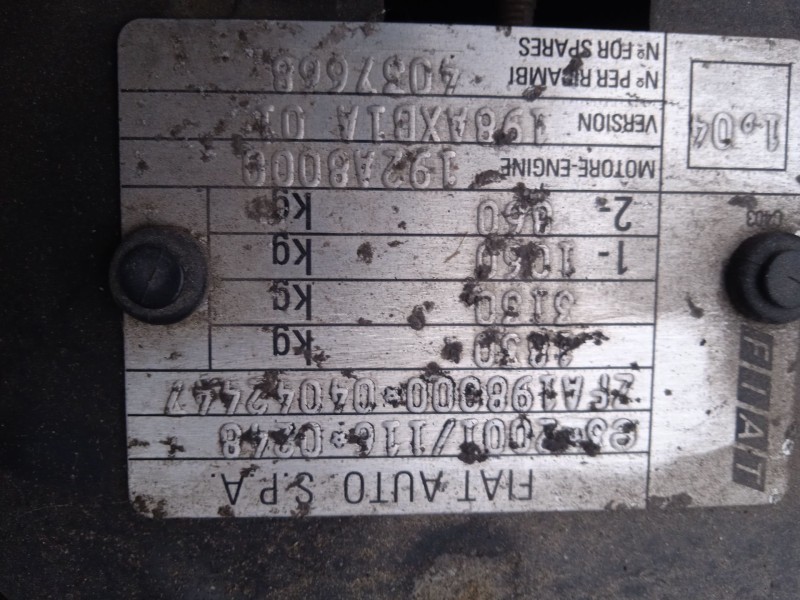 fiat bravo ii (198_) del año 2007