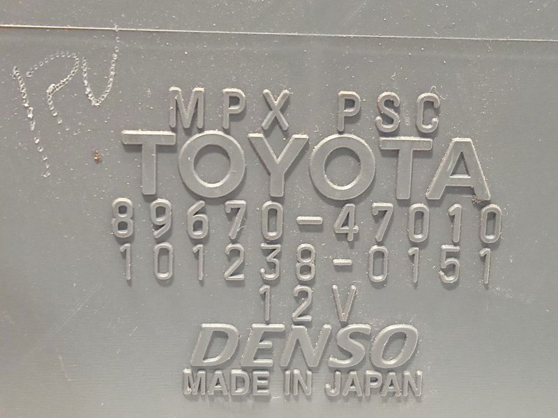Recambio de modulo electronico para toyota prius liftback (_w2_) 1.5 hybrid (nhw20_) referencia OEM IAM 8967047010  1012380151