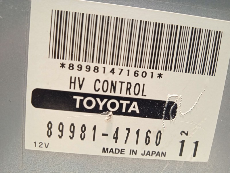Recambio de modulo electronico para toyota prius liftback (_w2_) 1.5 hybrid (nhw20_) referencia OEM IAM 8998147160  