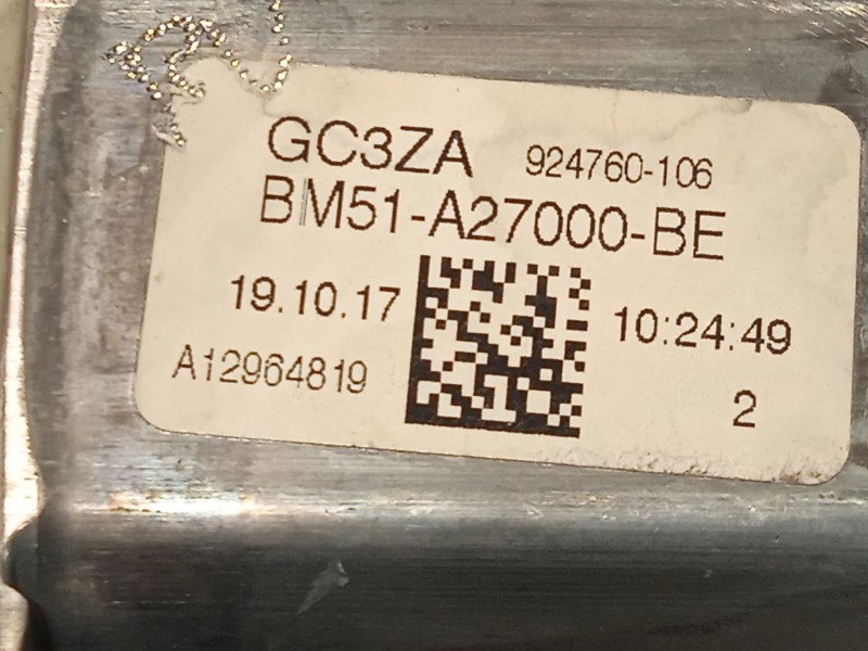 Recambio de elevalunas trasero derecho para ford focus iv (hn) 1.0 ecoboost referencia OEM IAM BM51A27000BE  