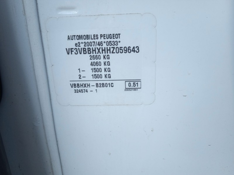 peugeot expert furgoneta (v_) del año 2016