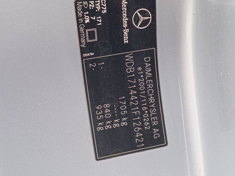 mercedes-benz slk (r171) del año 2006