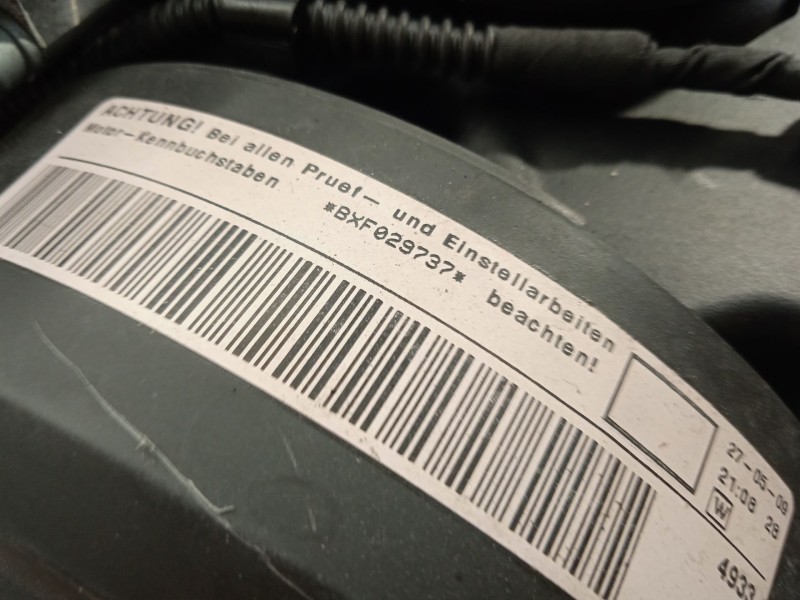 Recambio de motor completo para volkswagen touran (1t1, 1t2) 1.9 tdi referencia OEM IAM BXF  