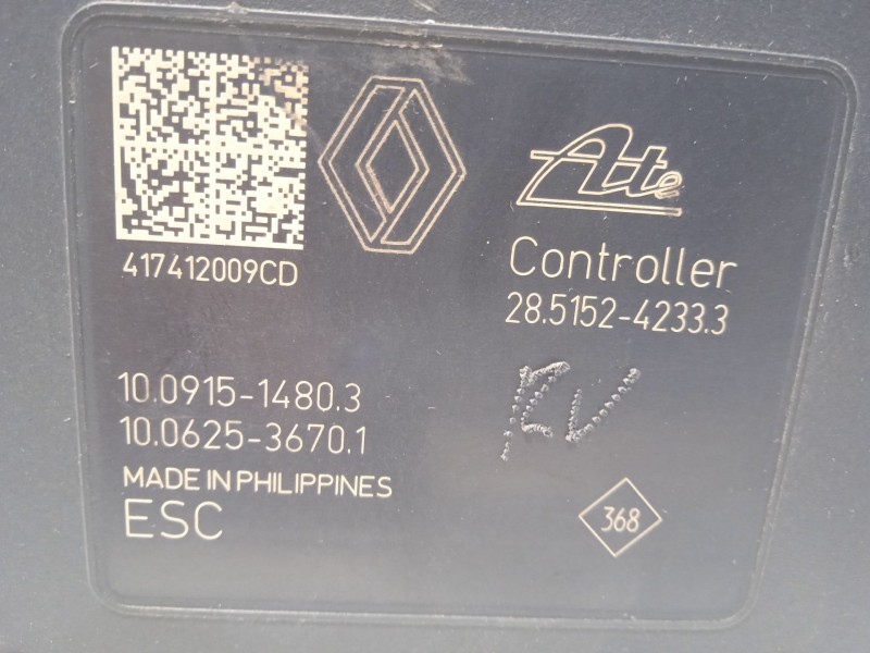 Recambio de abs para renault espace v (jr_) 1.6 dci 160 referencia OEM IAM 476607355R 28515242333 10022010264