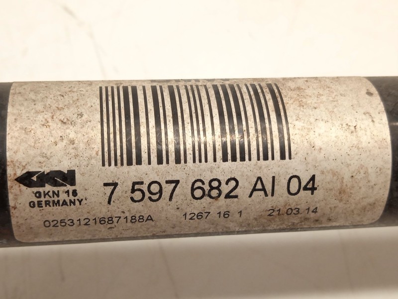 Recambio de transmision trasera derecha para bmw 3 gran turismo (f34) 318 d referencia OEM IAM 7597682 33207597682 33208680348