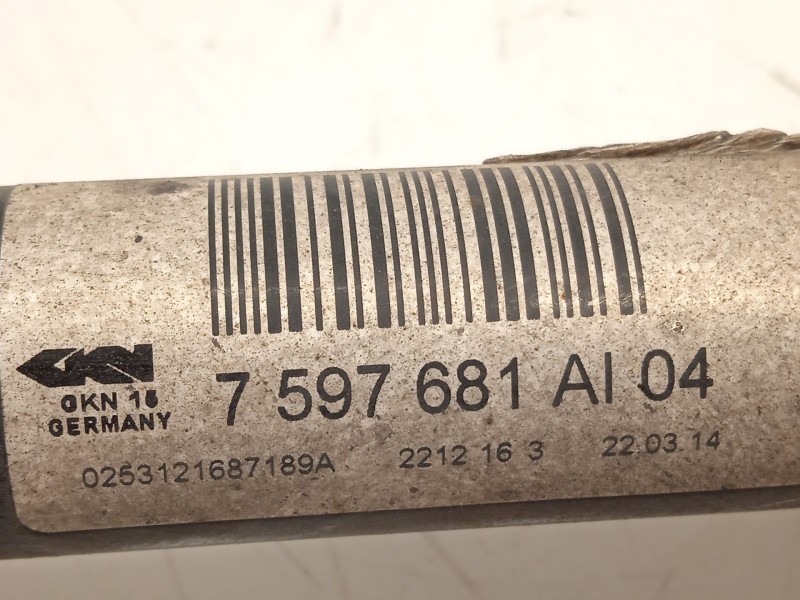 Recambio de transmision trasera izquierda para bmw 3 gran turismo (f34) 318 d referencia OEM IAM 7597681 33207597681 33208680347