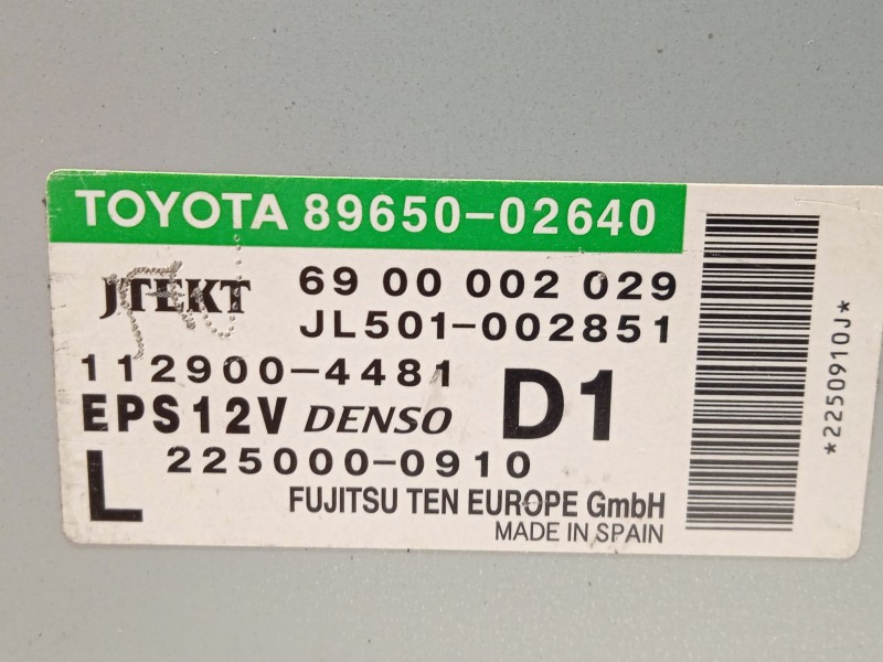 Recambio de modulo electronico para toyota auris (_e15_) 1.8 hybrid (zwe150_) referencia OEM IAM 8965002640  1129004481