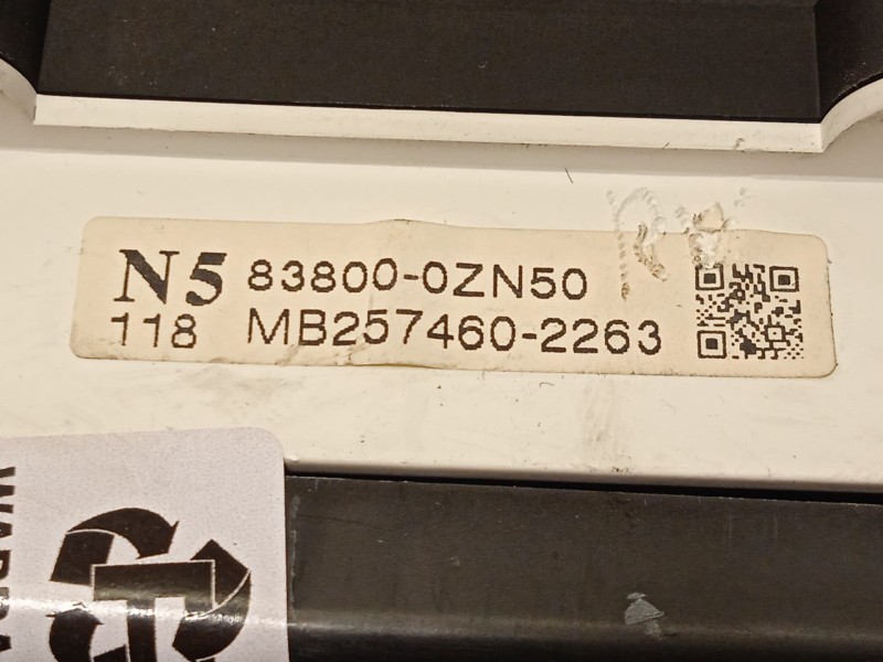 Recambio de cuadro instrumentos para toyota auris (_e15_) 1.8 hybrid (zwe150_) referencia OEM IAM 838000ZN50  