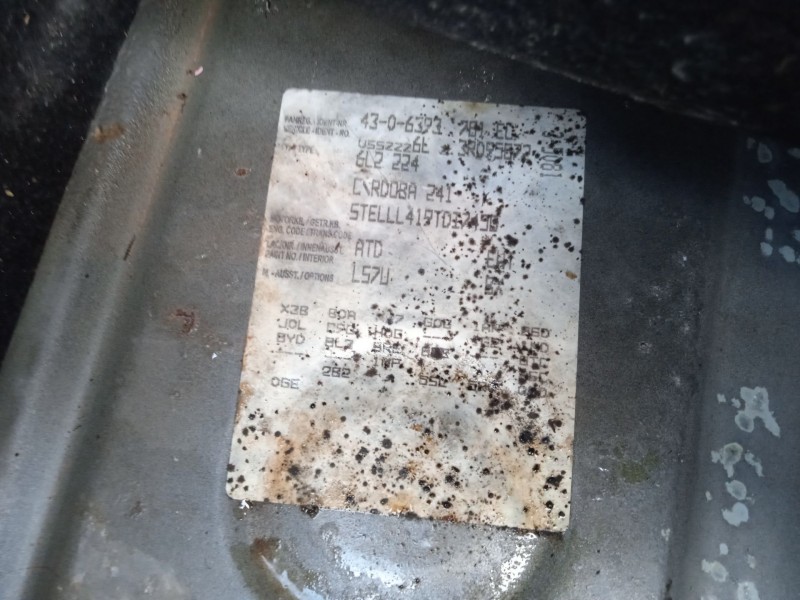 seat cordoba (6l2) del año 2002