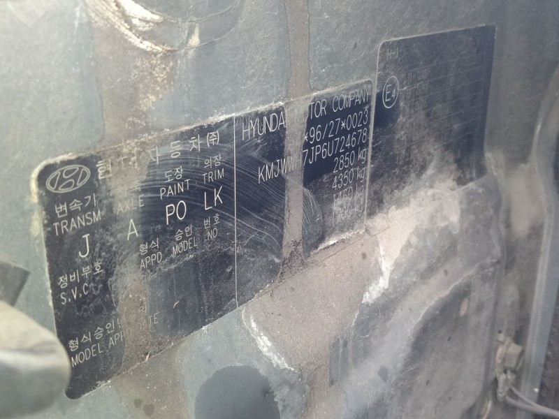 hyundai h-1 / starex autobús (a1) del año 2006