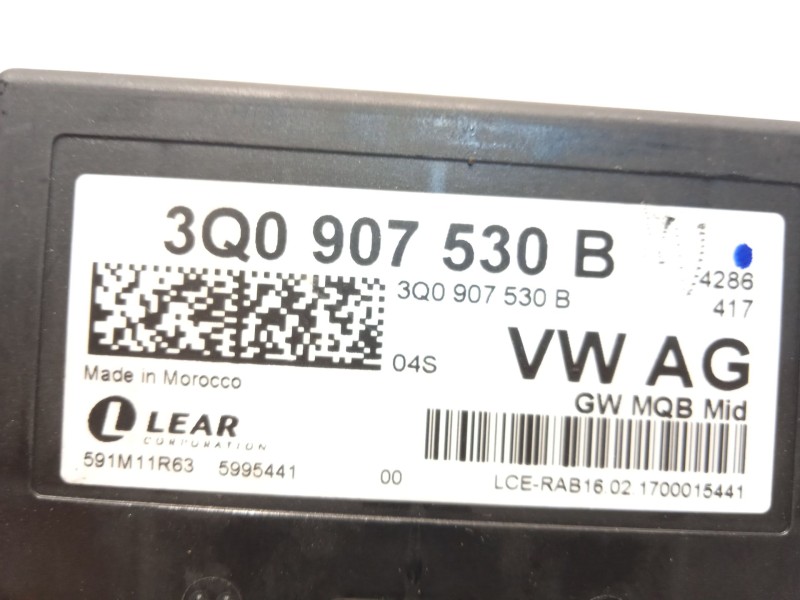 Recambio de modulo electronico para skoda octavia iii combi (5e5, 5e6) 1.6 tdi referencia OEM IAM 3Q0907530B  