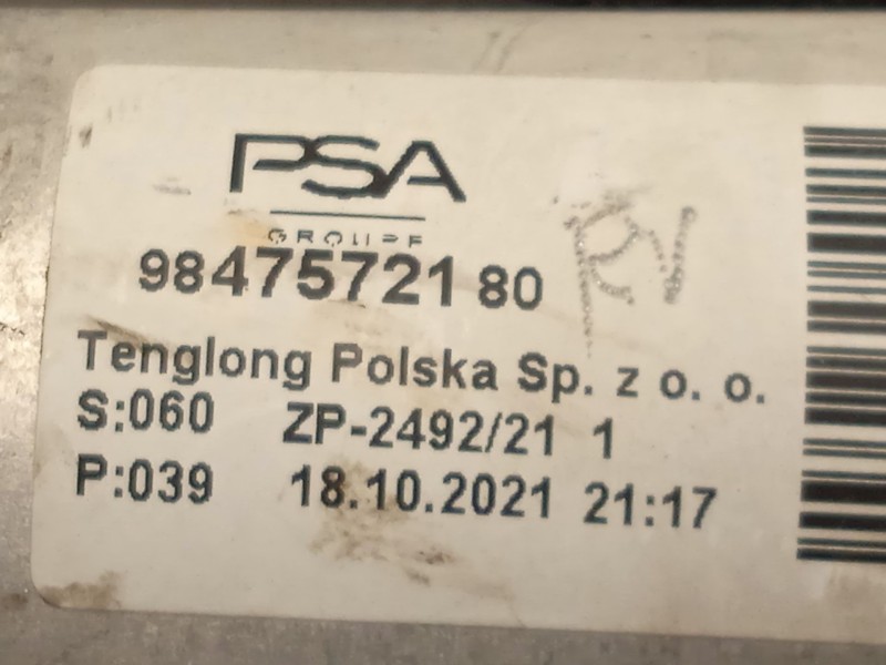 Recambio de tubos aire acondicionado para peugeot partner furgoneta/monovolumen (k9) e-partner referencia OEM IAM 9847572180  