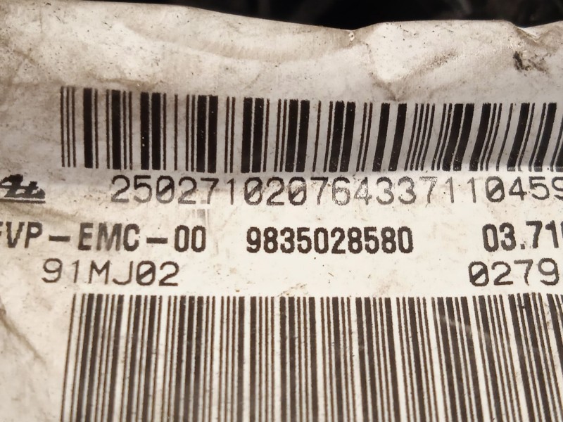 Recambio de depresor freno / bomba vacio para peugeot partner furgoneta/monovolumen (k9) e-partner referencia OEM IAM 9835028580