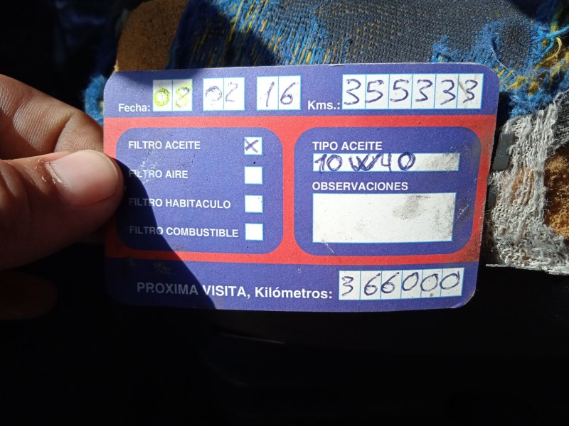 iveco daily vi caja/chasis del año 2001