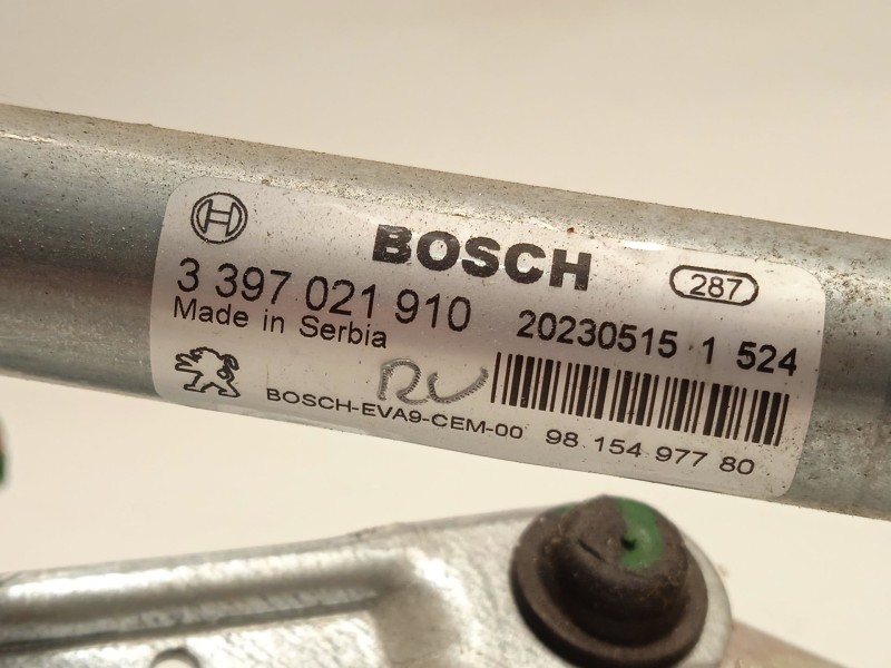 Recambio de motor limpia delantero para citroën c3 / c3 origin iii (sx) 1.2 puretech 82 referencia OEM IAM 9815497780 0390250001