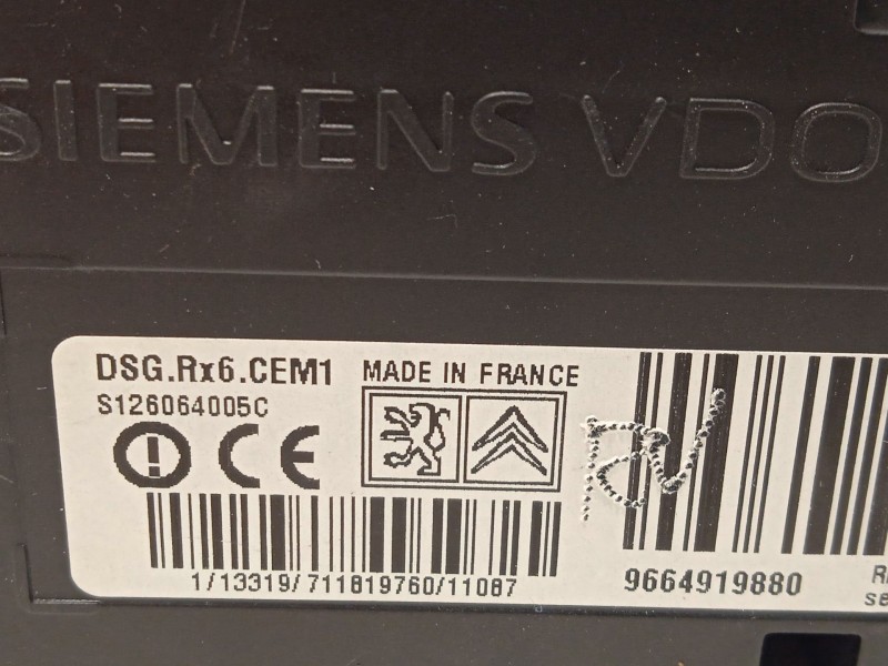 Recambio de modulo electronico para citroën c5 iii (rd_) 2.0 hdi 165 referencia OEM IAM 9664919880  