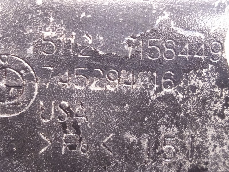 Recambio de refuerzo paragolpes trasero para bmw x6 (e71, e72) xdrive 35 d referencia OEM IAM 7158449 51127158449 