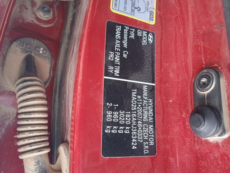 hyundai i30 (gd) del año 2017