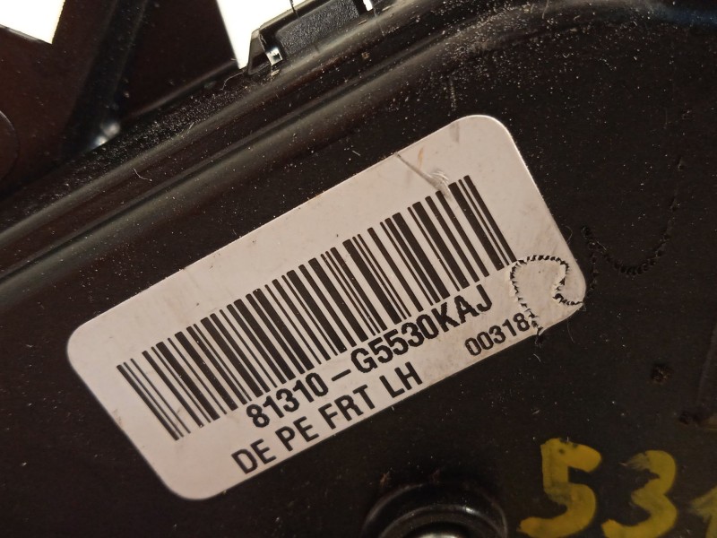 Recambio de cerradura puerta delantera izquierda para kia niro referencia OEM IAM 81310G5530  