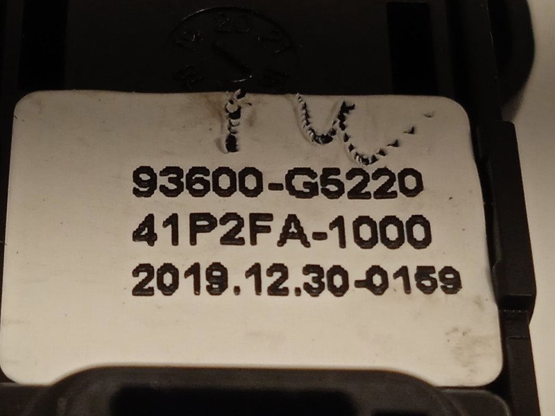 Recambio de mando multifuncion para kia niro referencia OEM IAM 93600G5220  