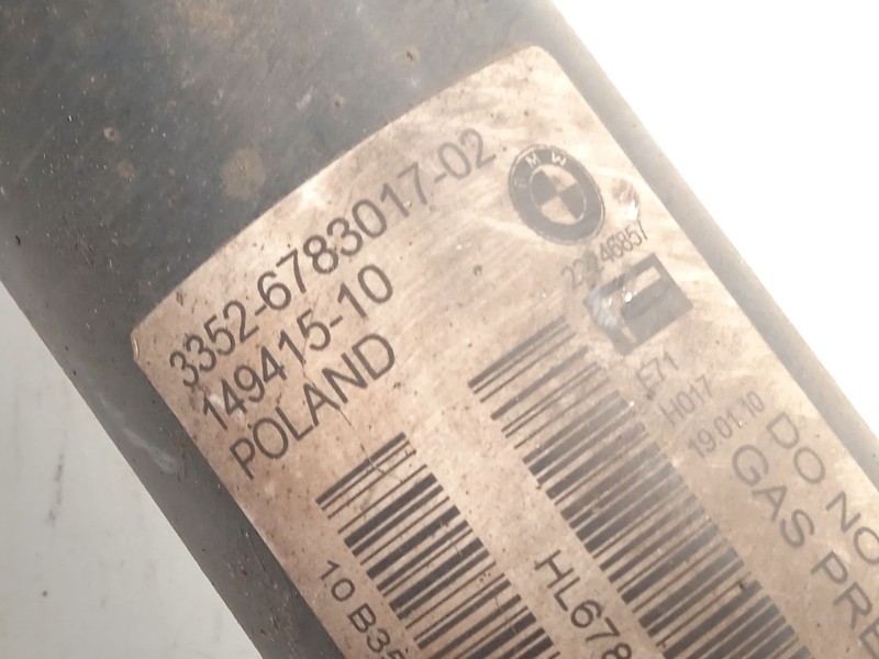 Recambio de amortiguador trasero izquierdo para bmw x6 (e71, e72) xdrive 35 d referencia OEM IAM 33526783017  