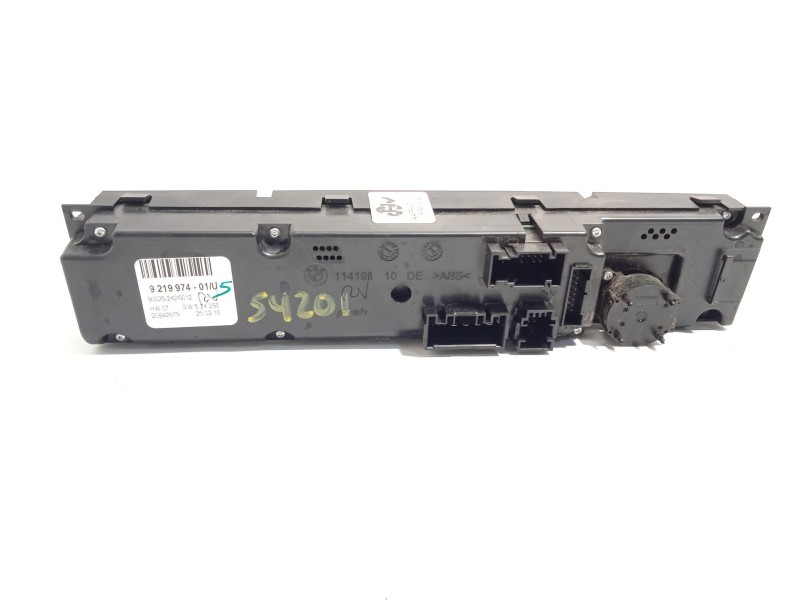 Recambio de mando climatizador para bmw x6 (e71, e72) xdrive 35 d referencia OEM IAM 9219974 64119310449 