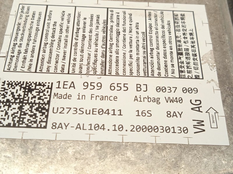 Recambio de kit airbag para seat leon (kl1, klg) 1.0 tsi referencia OEM IAM 5FB857003K4PK 5FA880204F 5FA880201NMNC