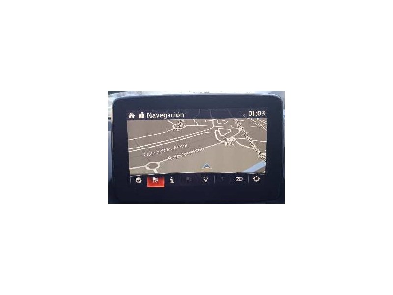 Recambio de pantalla multifuncion para mazda cx-3 2.0 cat referencia OEM IAM D23N611J0  