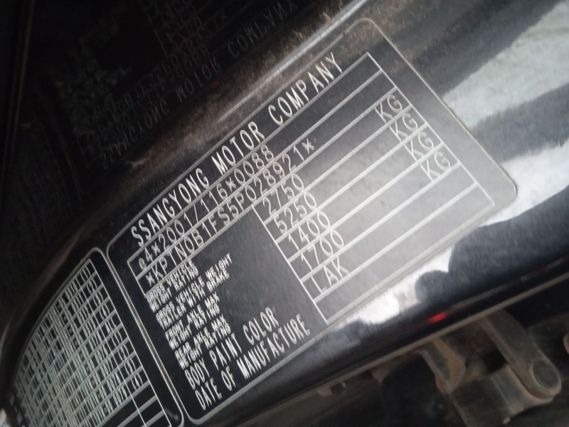 ssangyong rodius i del año 2006