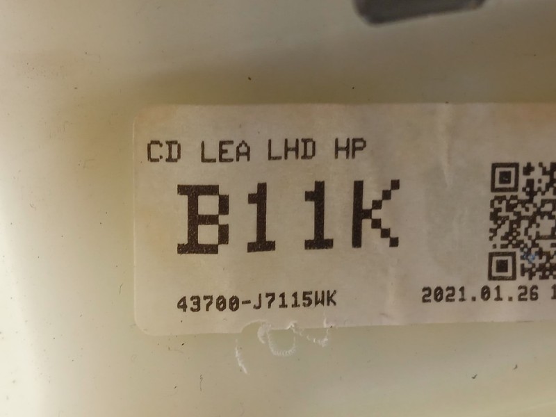 Recambio de palanca cambio para kia xceed (cd) 1.5 t-gdi referencia OEM IAM 43700J7115WK  