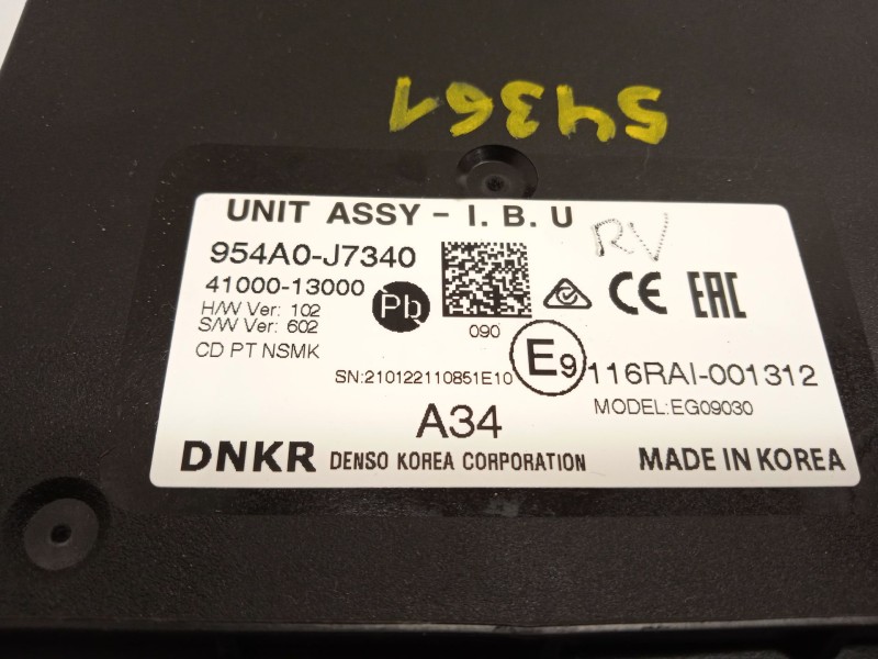 Recambio de modulo electronico para kia xceed (cd) 1.5 t-gdi referencia OEM IAM 954A0J7340  