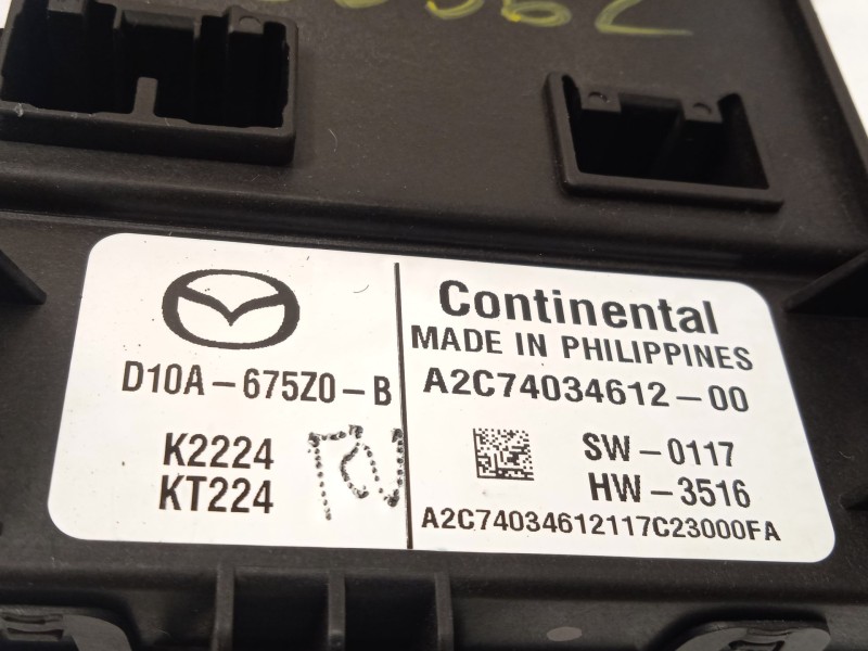 Recambio de modulo electronico para mazda cx-3 2.0 cat referencia OEM IAM D10A675Z0B  A2C74034612