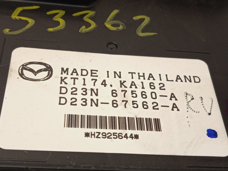 Recambio de modulo electronico para mazda cx-3 2.0 cat referencia OEM IAM D23N67560A  