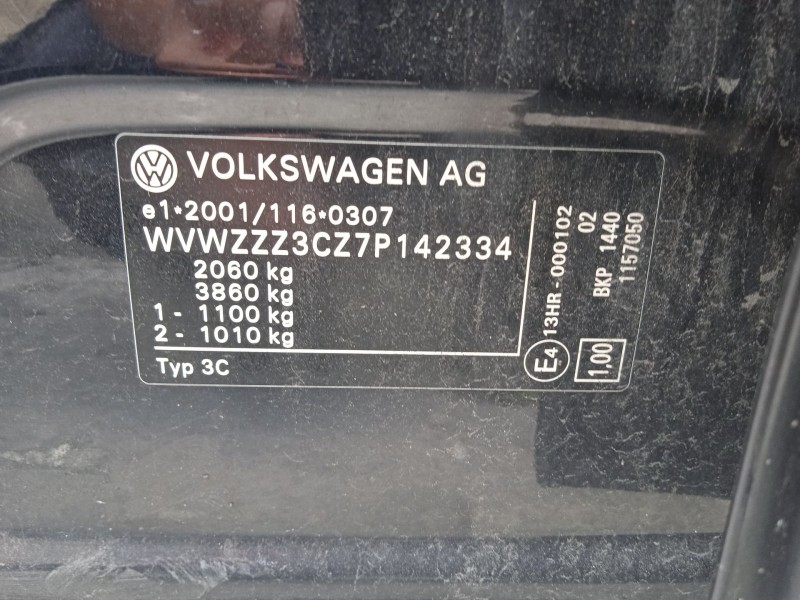 volkswagen passat b6 (3c2) del año 2007