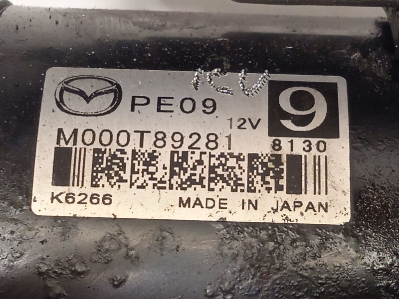 Recambio de motor arranque para mazda cx-3 2.0 cat referencia OEM IAM PE09 S55118400 M000T89281