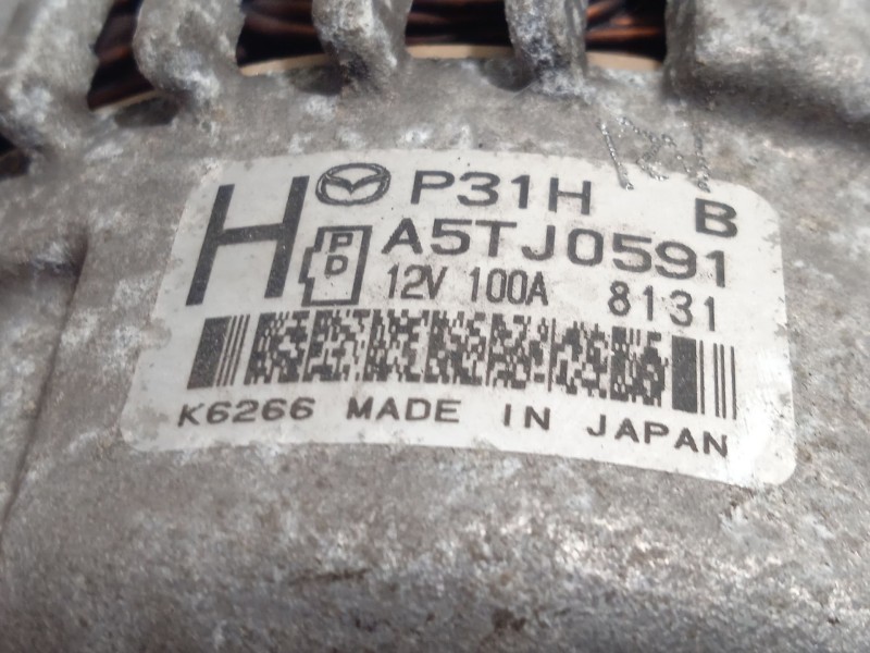 Recambio de alternador para mazda cx-3 2.0 cat referencia OEM IAM P31HB S55118300 A5TJ0591