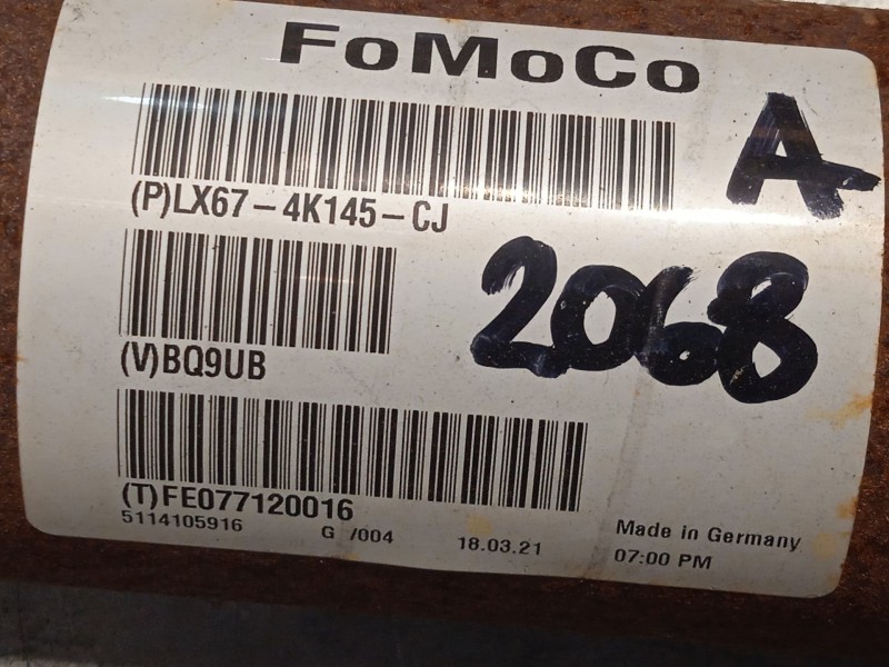 Recambio de transmision central para ford kuga iii (dfk) 2.5 fhev referencia OEM IAM LX674K145CJ 2645232 