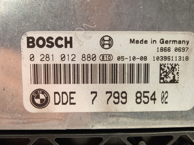 Recambio de centralita motor uce para bmw 1 (e87) 118 d referencia OEM IAM 7799854  0281012880