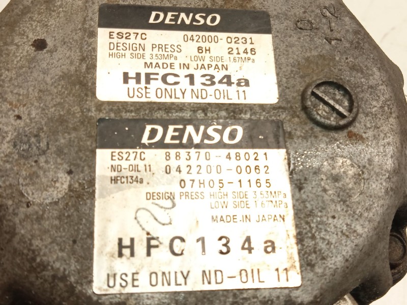 Recambio de compresor aire acondicionado para lexus rx (_u3_) 400h (mhu38_) referencia OEM IAM 8837048021  0422000062